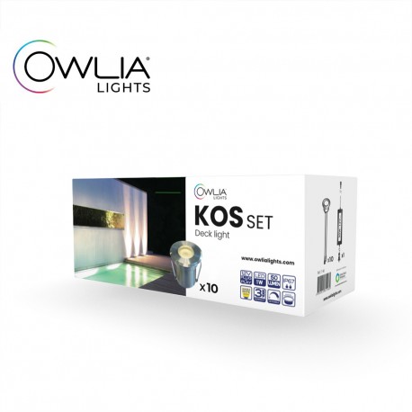 10 spots KOS blanc et transfo - OWLIA