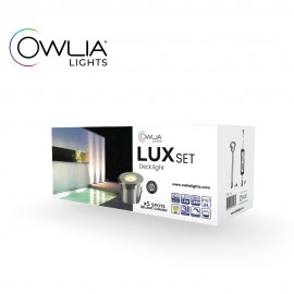 5 Spots LUX blanc chaud + Transfo 30W - Owlia