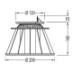 Plot terrasse lambourde bois 140-230mm - TWIST