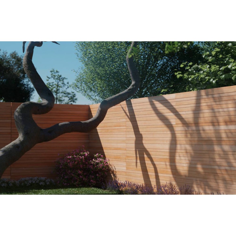 Platine de fixation poteau 90x90mm Palissade Bois Deck Linea