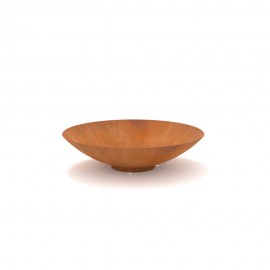 Brasero en acier corten tendance et design