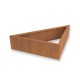 Carre potager corten module rectangle h 50 cm