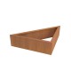 Carre potager corten module rectangle h 50 cm
