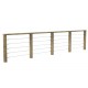 Kit garde-corps escalier 15 marches - JERSEY L-4,6m
