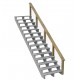Kit garde-corps escalier 15 marches - JERSEY L-4,6m