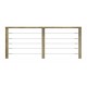 Kit garde-corps escalier 7 marches - JERSEY L-2,3m