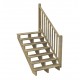 Kit garde-corps escalier 7 marches - LOUISIANE