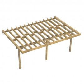 Structure pilotis adossée - 600x420cm