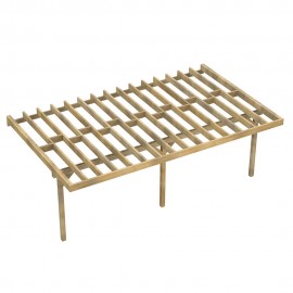 Structure pilotis adossée - 700x420cm