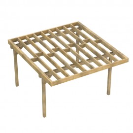 Structure pilotis autoportée - 400x420cm