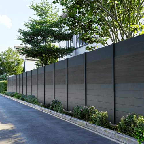 cloture aluminium ardoise