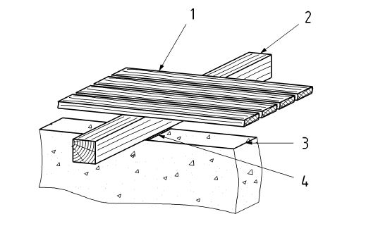 Cales Caoutchouc pour Terrasse Bois -  : Accessoires